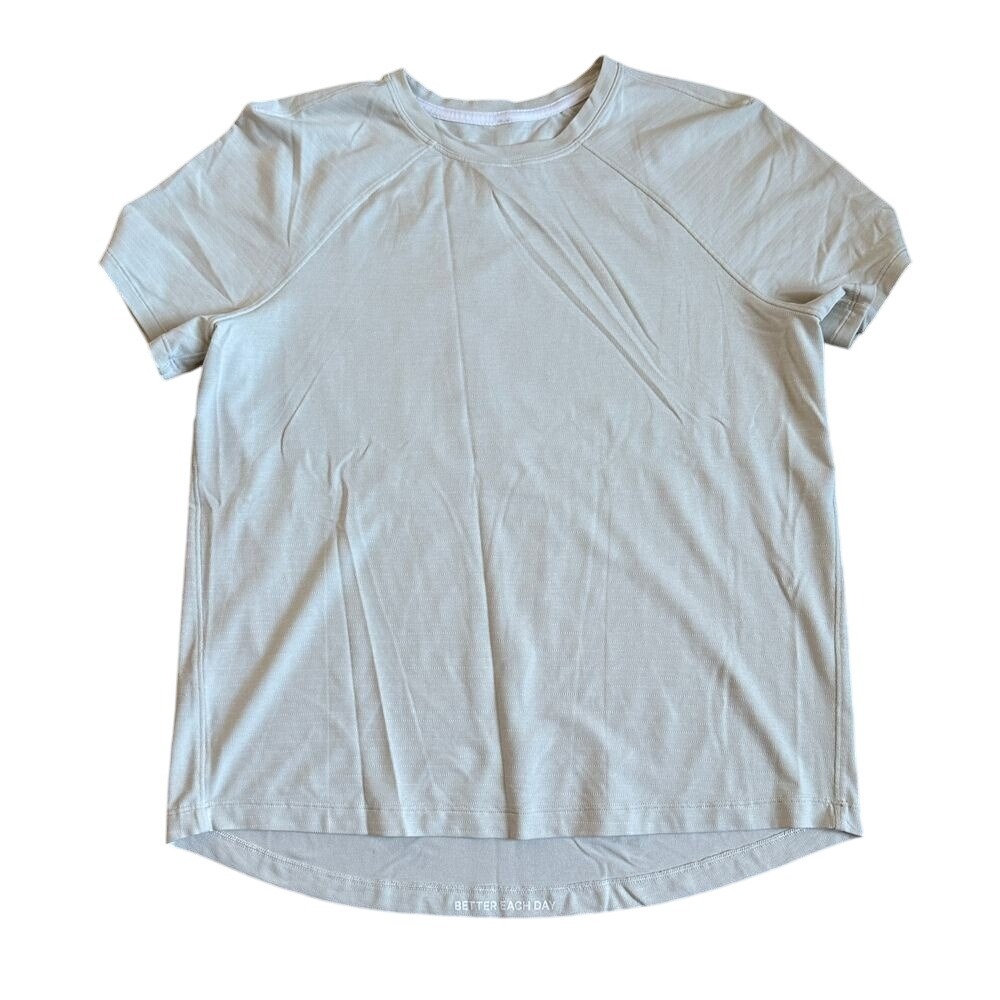 lululemon athletica Light Gray Short Sleeve Tee